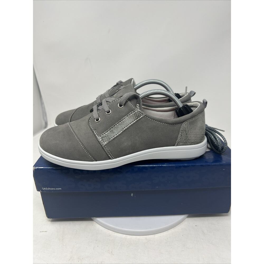 SAS Marnie Suede Shoes Women's Lace Up Snake Pattern Sneakers 7w
